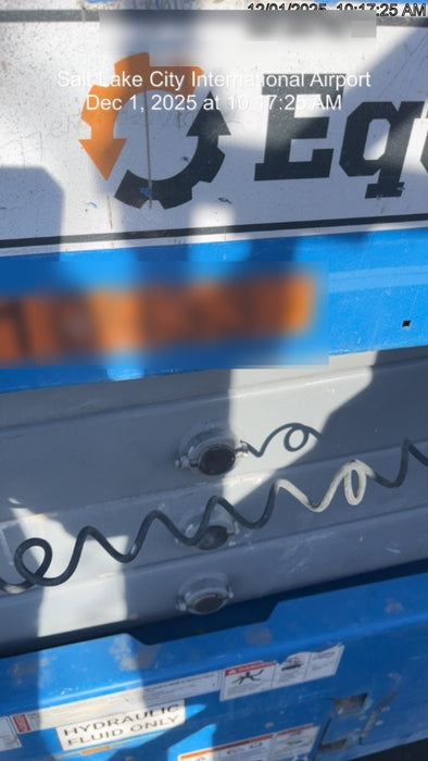 2020 Genie GS-2632 Solid NM Tires, Folding Rails with Half-Height Swing Gate, Beacon