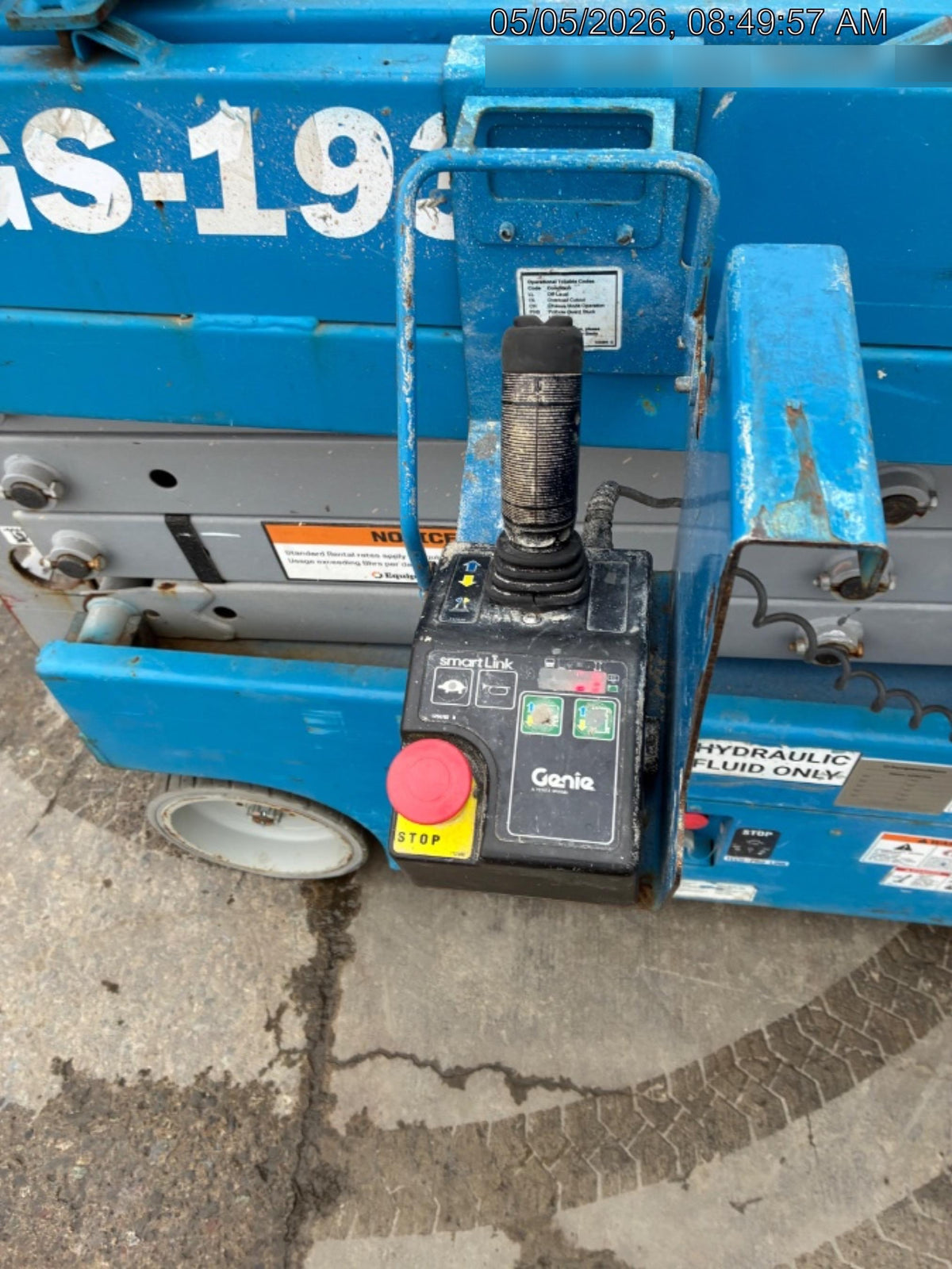 2019 Genie GS-1930 Half Height Swing Gate, 800W Inverter