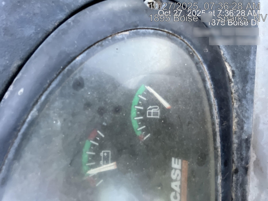 2019 Case 570N EP Canopy, 4WD, GP Front Bucket, Dual Tilt Cylinder, 84" Box Blade w/ Scarifier, Wheel Weights, Beacon