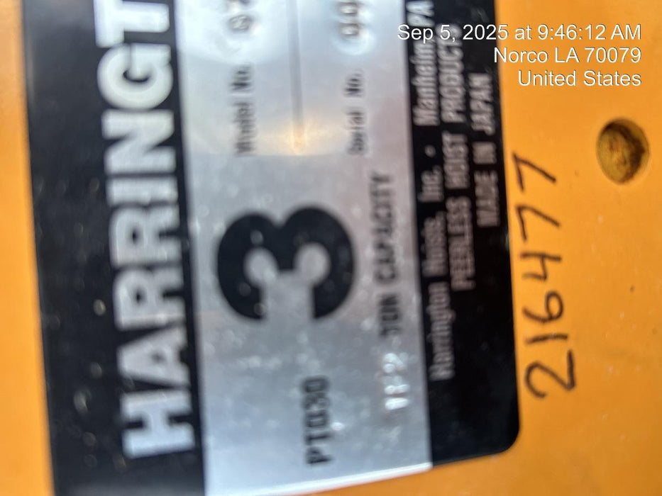 2022 HARRINGTON PTF2030