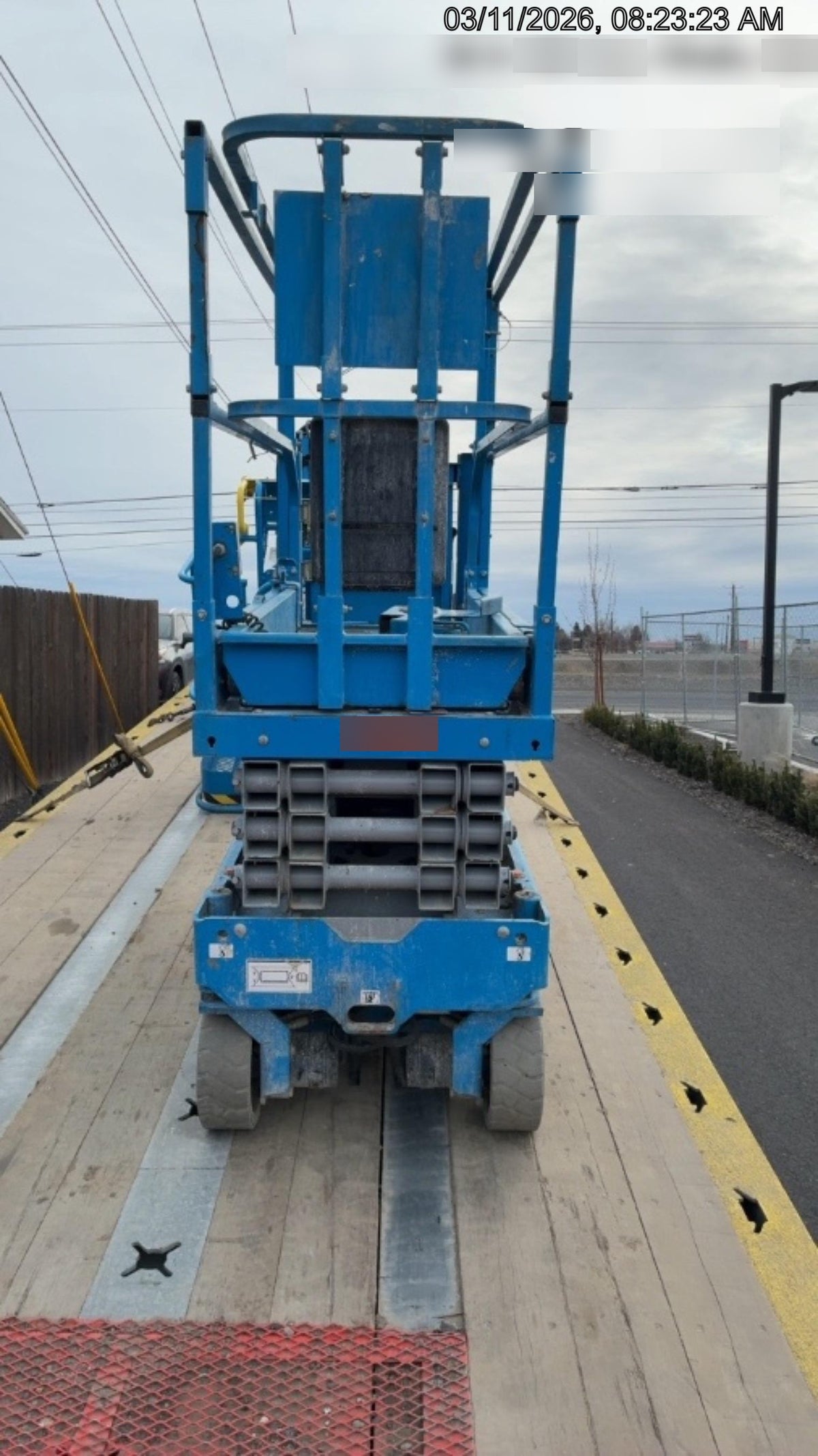 2020 Genie GS-1930 Solid Non Marking Tires, Beacon, Folding rails with half height swing gate, 800W Inverter