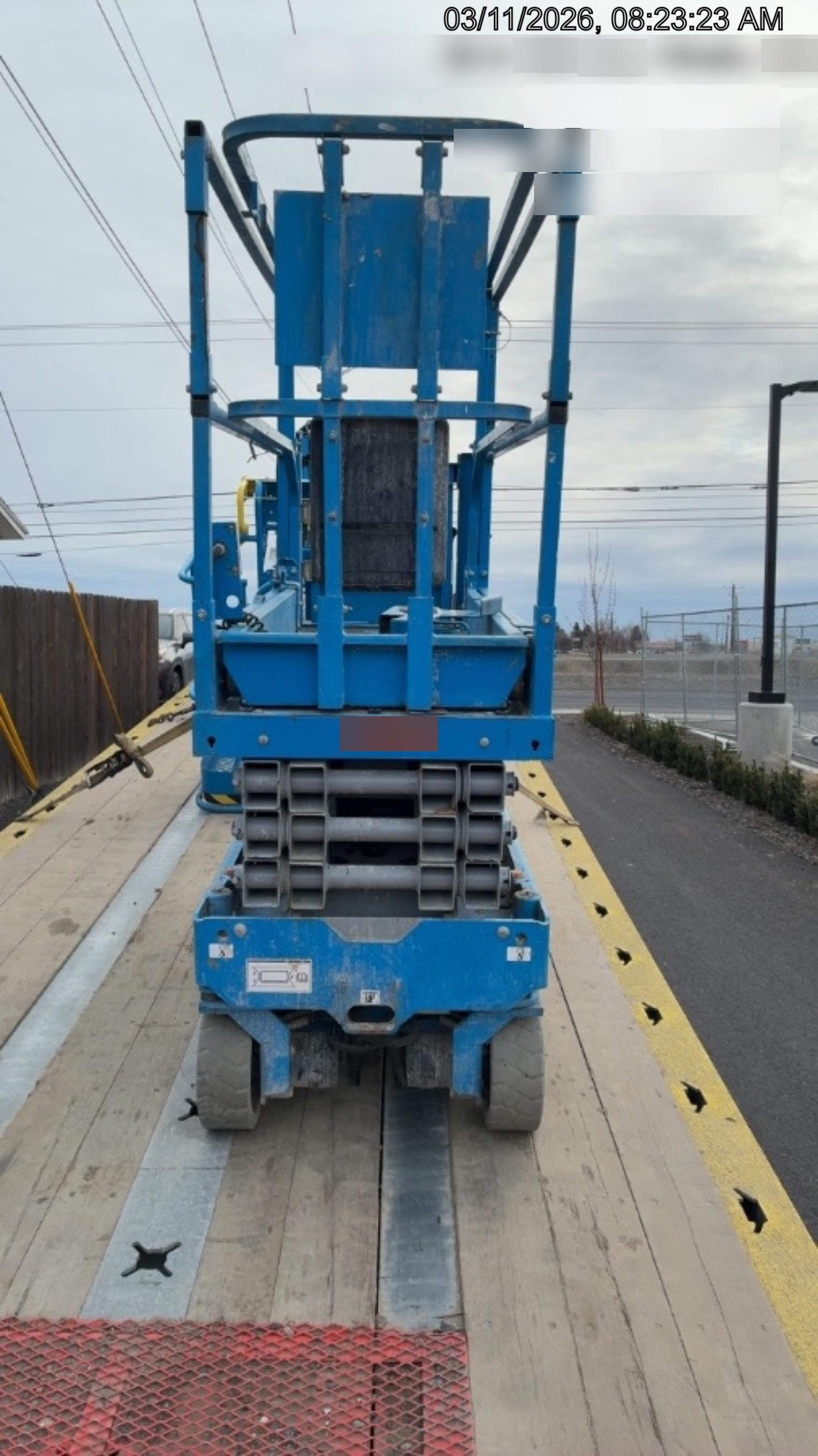 2020 Genie GS-1930 Solid Non Marking Tires, Beacon, Folding rails with half height swing gate, 800W Inverter
