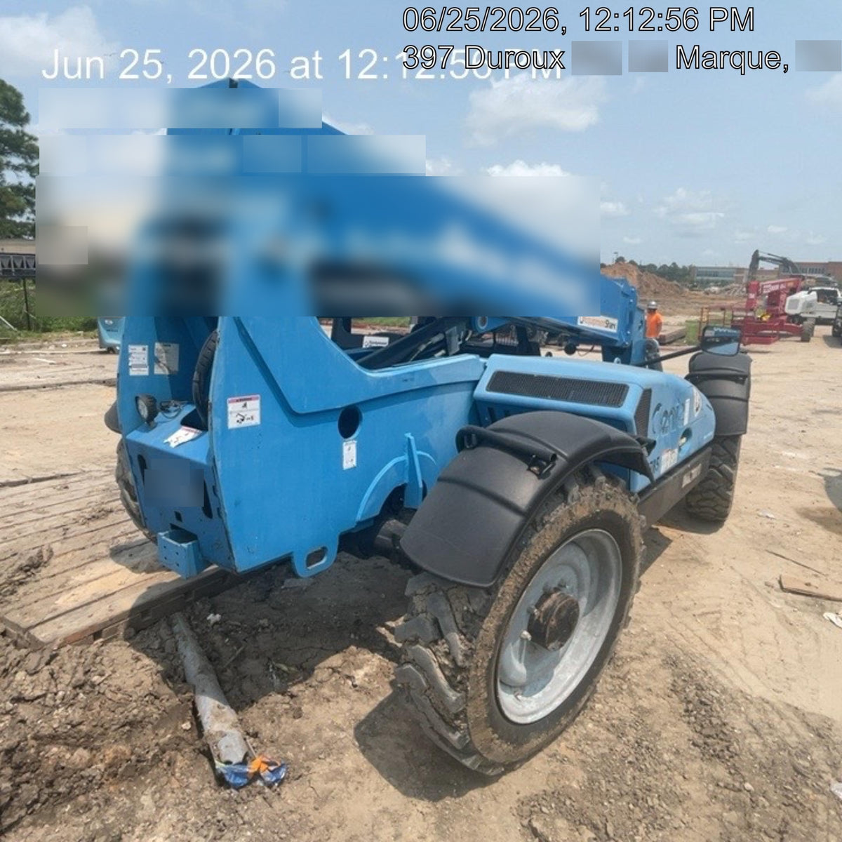 2018 Genie GTH-636 Genie GTH-636 w/Open ROPS, Solid Tires, Work Light/Beacon, 48" Carriage and Forks