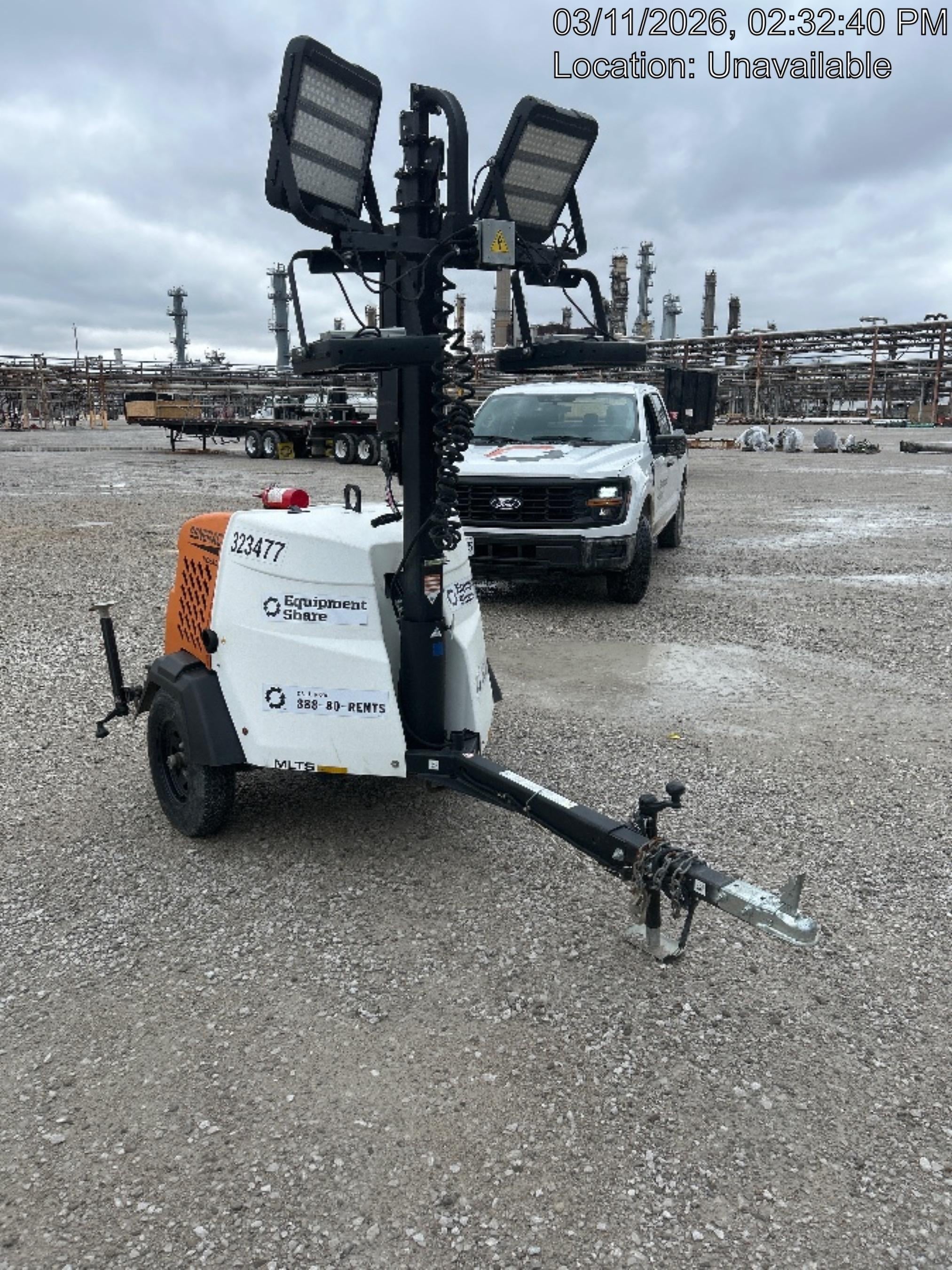 2023 Generac MLT2 Diesel, Flex Switch 120V Input, Powerzone Controller, (4) 320W LED Lights, 4kW Generator, 39.9 Gal Fuel Tank, 2" Ball, T3