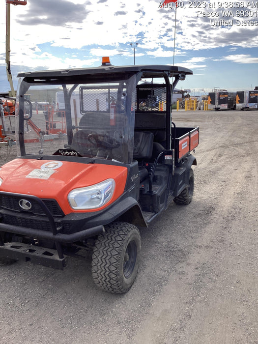 2022 Kubota RTV-X1140W-H Plastic Canopy, Windshield Acrylic Clear, LED Strobe Light, Wire Harness Kit, Back up Alarm
