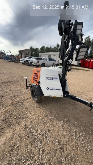 2023 Generac MLT2 Diesel, Flex Switch 120V Input, Powerzone Controller, 
(4) 320W LED Lights, 4kW Generator, 39.9 Gal Fuel Tank, 2" Ball, T3