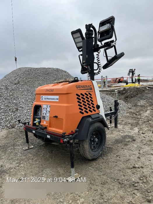 2024 Generac MLT2 Diesel, Flex Switch 120V Input, Powerzone Controller, 
(4) 320W LED Lights, 4kW Generator, 39.9 Gal Fuel Tank, 2" Ball, T3