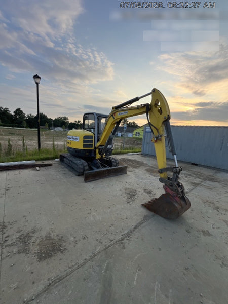 2018 Wacker Neuson EZ53 Wacker Neuson EZ53 12K Excavator, TRK,LGD,CAB,PC, Manual QC, Hydraulic Thumb, Buckets: 24", 18 12"