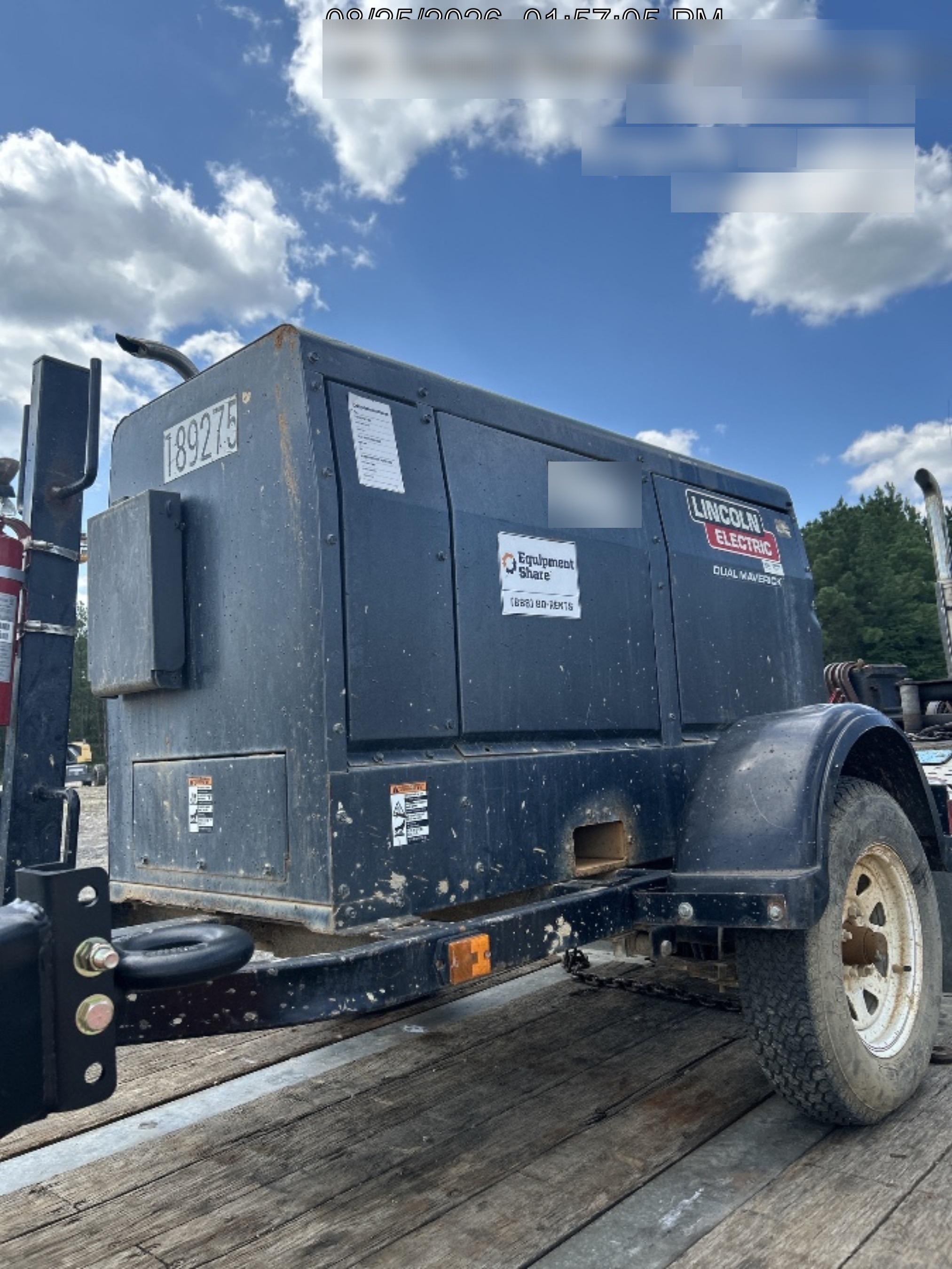 2021 Lincoln Electric Dual Maverick 200/200X Ready Pak 3, Includes Trailer, Cable Rack, Fender Light Kit