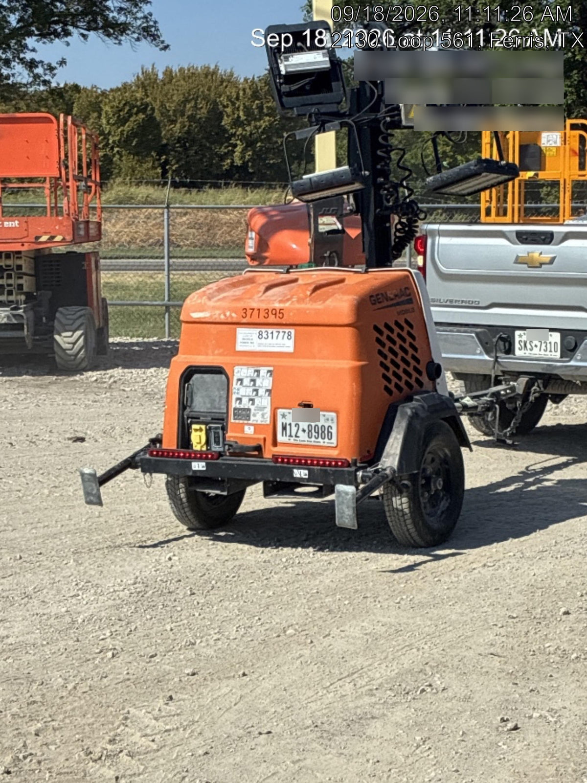 2023 Generac MLT2 Diesel, Flex Switch 120V Input, Powerzone Controller, 
(4) 320W LED Lights, 4kW Generator, 39.9 Gal Fuel Tank, 2" Ball, T3