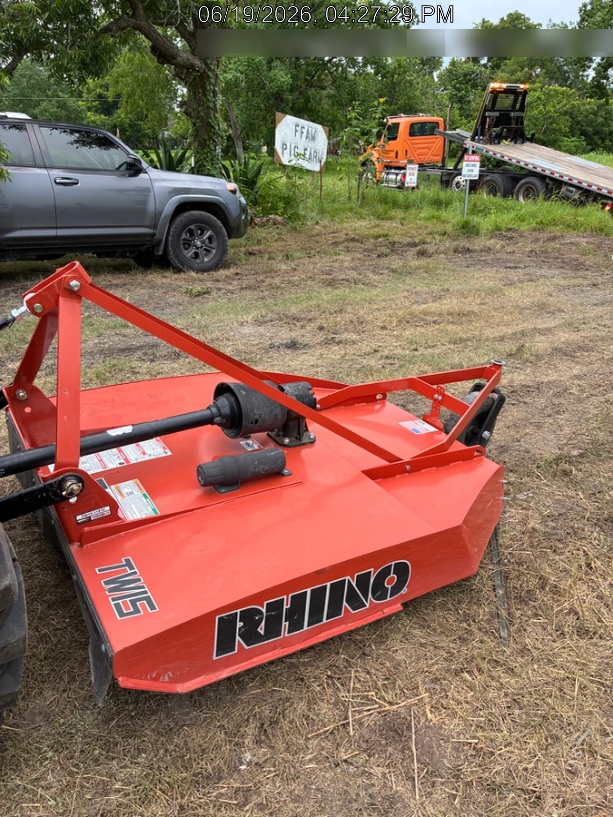 2025 RHINO TW15 Rotary Cutter