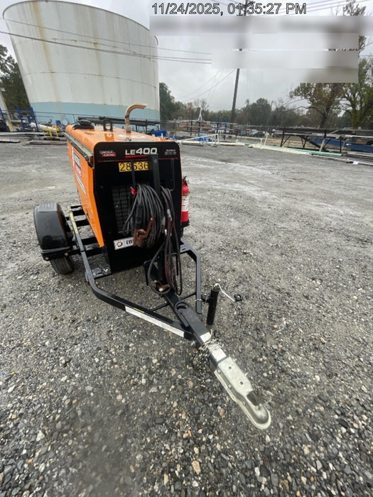 2022 Lincoln Electric LE400 Kubota V1505, Trlr, Cable Rack, Light Kit, ES Decals, T3