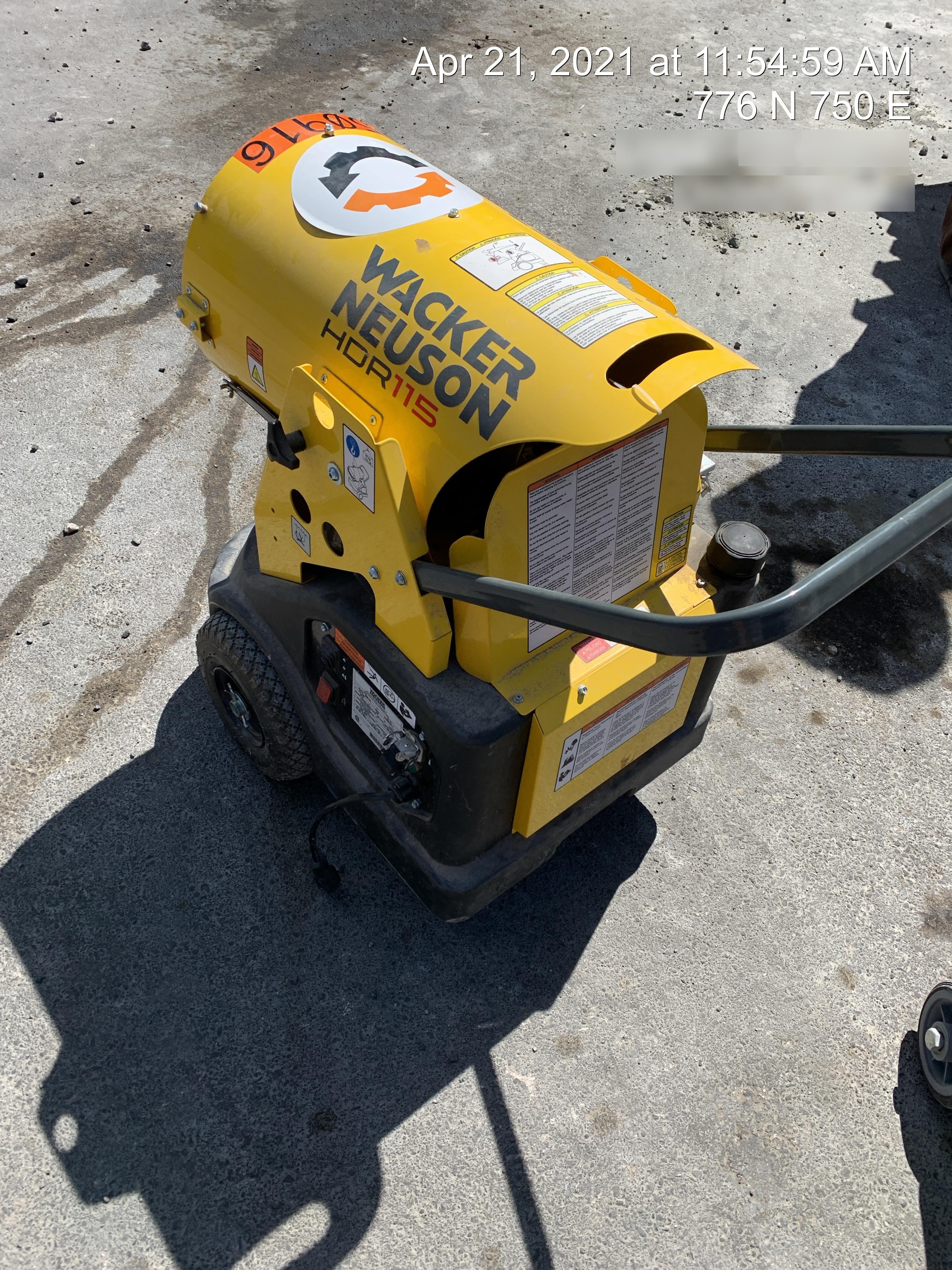 2019 WACKER NEUSON HDR115