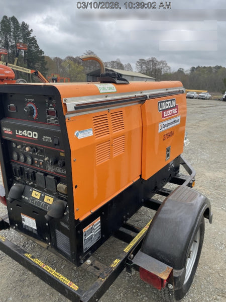 2022 Lincoln Electric LE400 Kubota V1505, Trlr, Cable Rack, Light Kit, ES Decals, T3