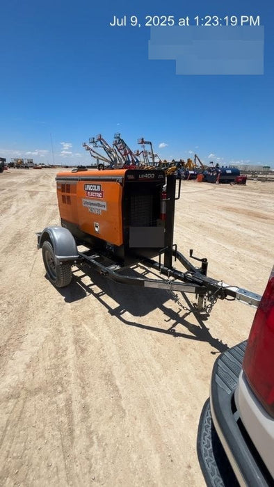 2022 Lincoln Electric LE400 Kubota V1505, Trlr, Cable Rack, Light Kit, ES Decals, T3