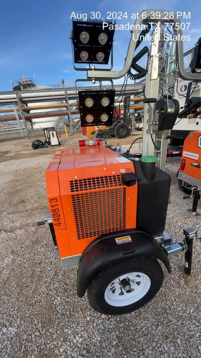 2024 Wanco WLTT-4MM4K Diesel, Deep Sea Controller, Shore Power Plug, Auto Start, (4) 350W LED Floodlights, 4kW Generator, 60 Gal Fuel Tank, 2" Ball, T3