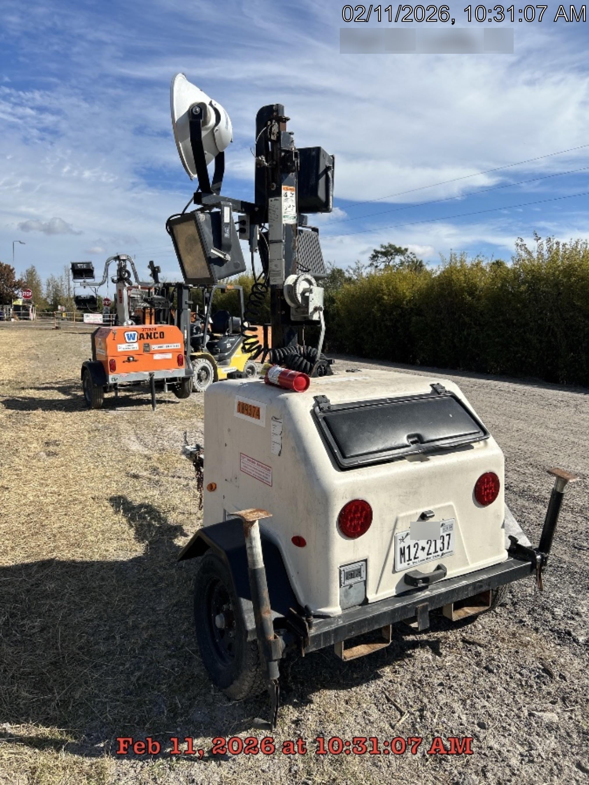 2020 Genie RL4 6kW Light Plant - Metal Halide