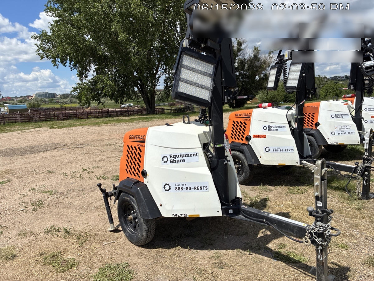 2024 Generac MLT2 Diesel, Flex Switch 120V Input, Powerzone Controller, 
(4) 320W LED Lights, 4kW Generator, 39.9 Gal Fuel Tank, 2" Ball, T3