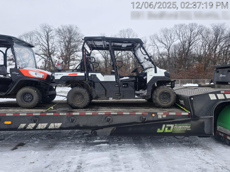 2018 Kawasaki MULE PRO-DX Kawasaki Mule 4x4 Diesel UTV w/Hard Top, Windshield, Beacon, Backup Alarm, ES Keypad/Hardware Installed