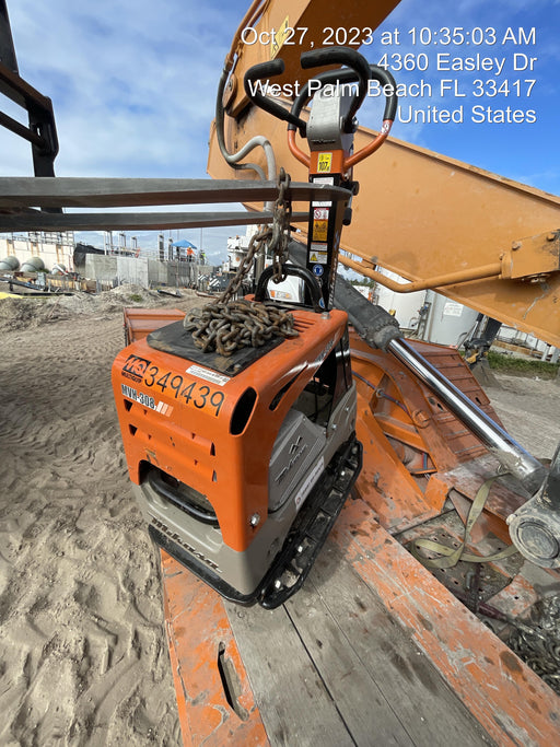 2023 Multiquip MV308GH Honda GX270, 18" Plate, Tachometer