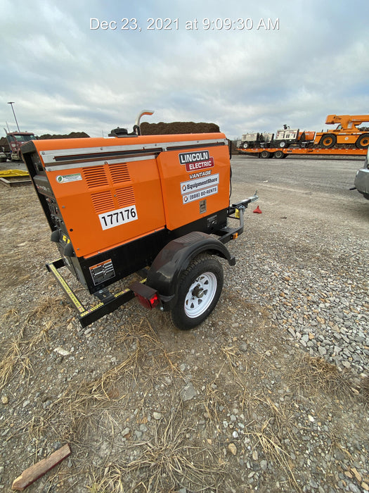 2021 Lincoln Electric Vantage 322 Vantage 322 Ready Pak 3 w/ Decals, ORANGE (includes trailer, cable rack, fender light kit) NO Telematics