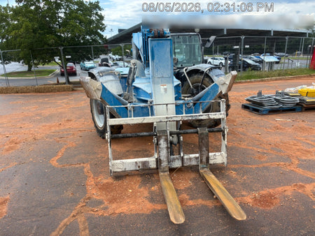 2019 Genie GTH-1056 Cab/Heat/AC, Solid RT Tires, LED Work Lights, Beacon 60" QA Carriage, 60" Forks
