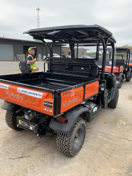 Kubota RTV-X1140W-H Plastic Canopy, Windshield Acrylic Clear, LED Strobe Light, Wire Harness Kit, Back up Alarm