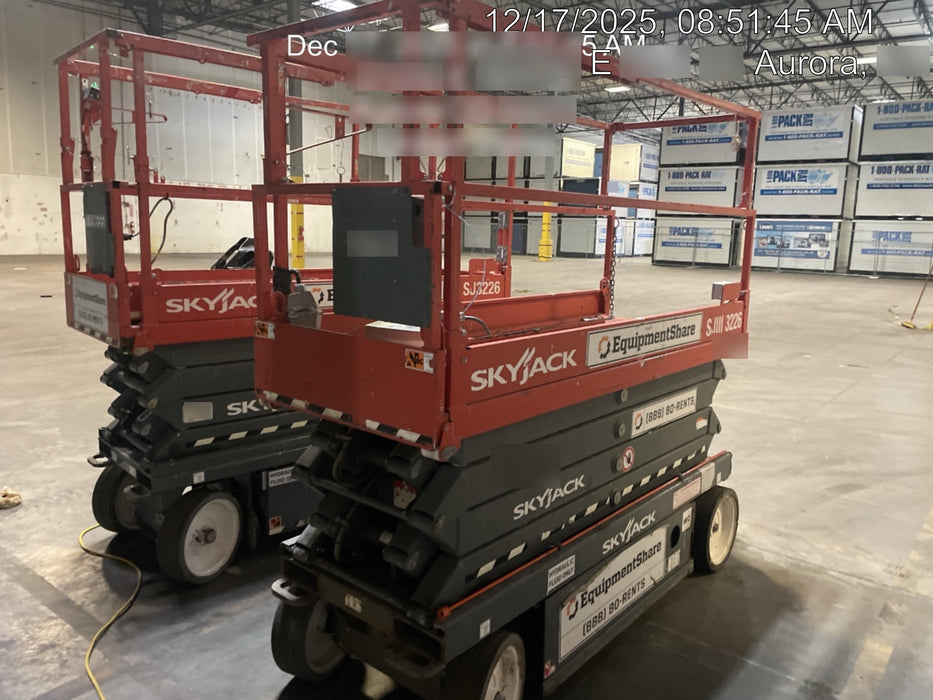 2019 Skyjack SJIII-3226 Standard Options