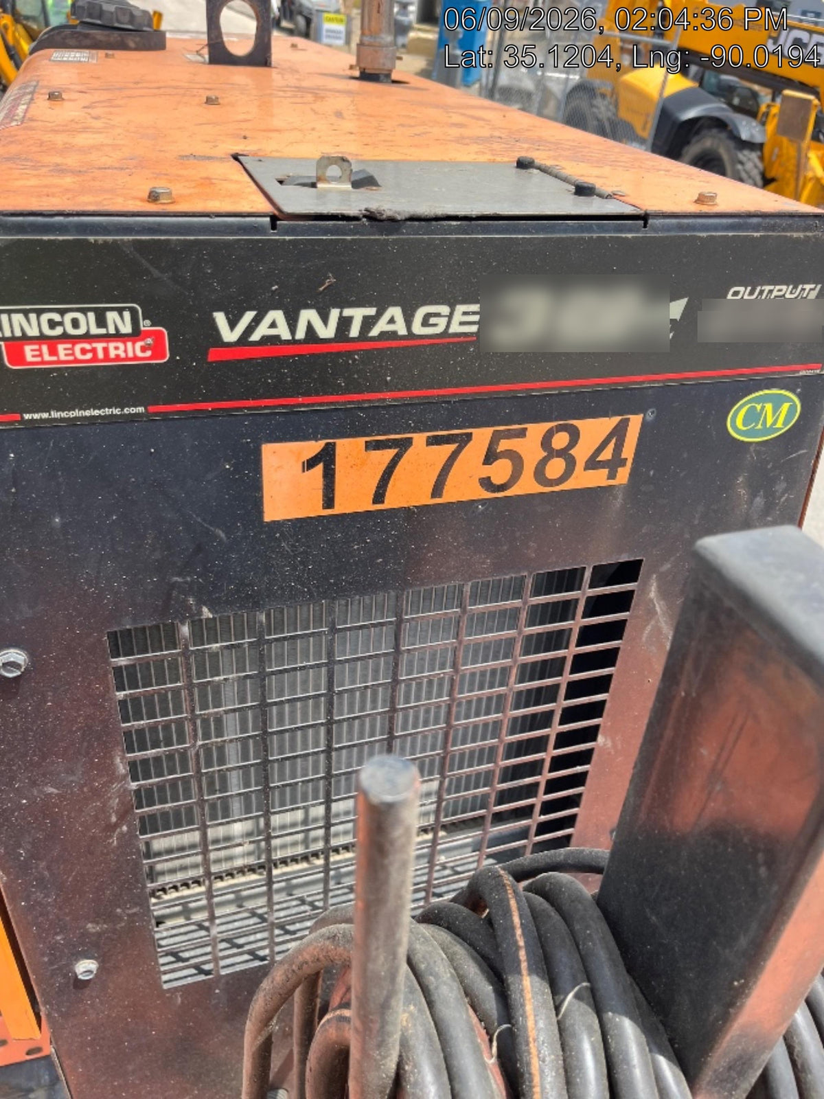 2021 Lincoln Electric Vantage 322 Vantage 322 Ready Pak 3 w/ Decals, ORANGE (includes trailer, cable rack, fender light kit) NO Telematics