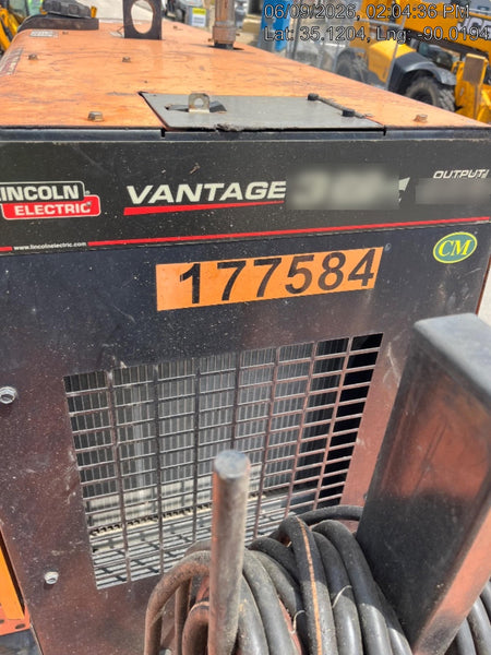 2021 Lincoln Electric Vantage 322 Vantage 322 Ready Pak 3 w/ Decals, ORANGE (includes trailer, cable rack, fender light kit) NO Telematics