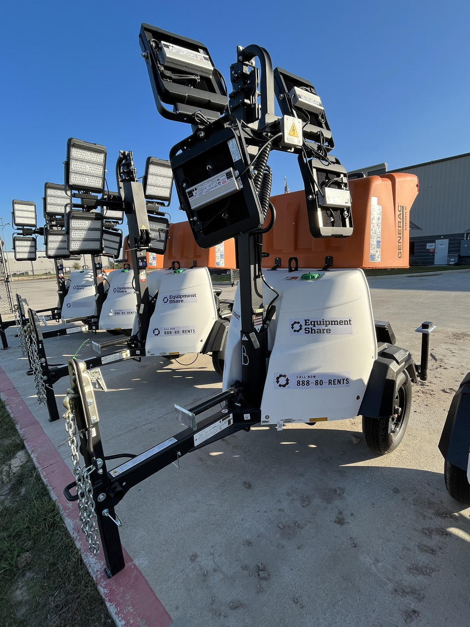 2023 Generac MLT2 Diesel, Flex Switch 120V Input, Powerzone Controller, 
(4) 320W LED Lights, 4kW Generator, 39.9 Gal Fuel Tank, 2" Ball, T3