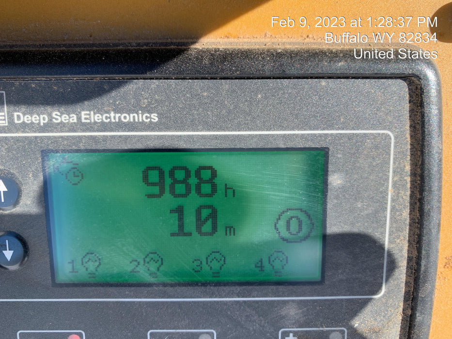 2022 Allmand NLV3GR (4) LED Light Fixture 350W, 23' Vertical Mast, 3kW Prime, Towable, ES Decals, T3 no