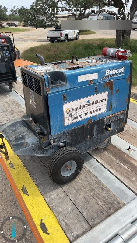 2019 Miller Electric BOBCAT 250 LP/Propane, Running Gear, Tank Bracket, Hose