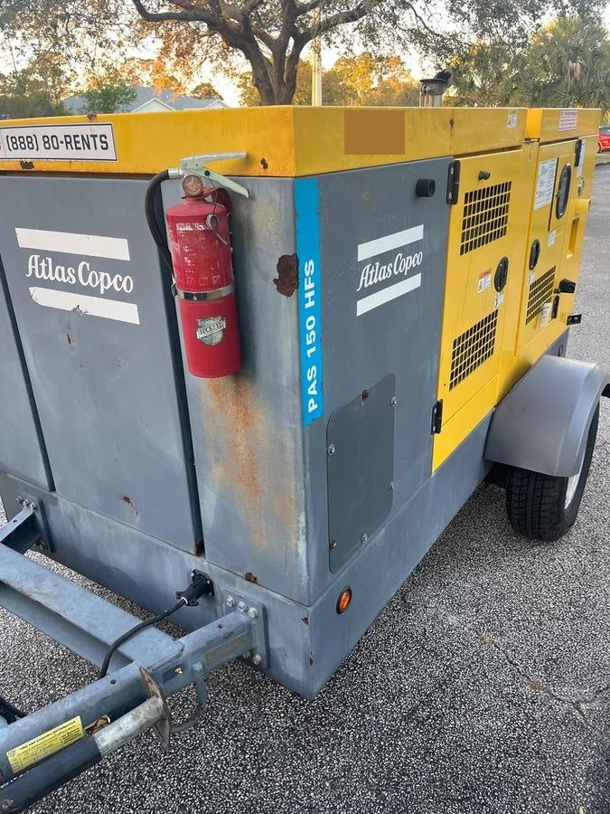 2020 ATLAS COPCO PAS 150 HF CS Enclosed