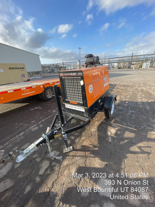 2021 Lincoln Electric Vantage 549X Ready Pak 3, ORANGE (includes trailer, cable rack, fender light kit)