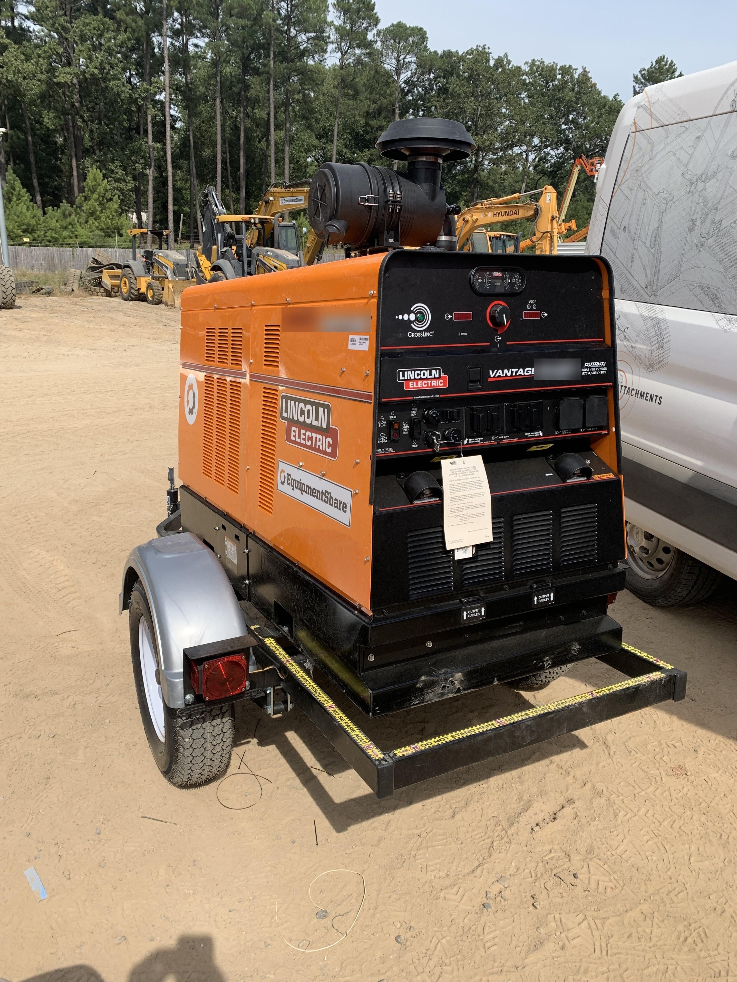 2022 Lincoln Electric Vantage 549X Crosslink Technology, Trailer Mounted, ES Decals, T3