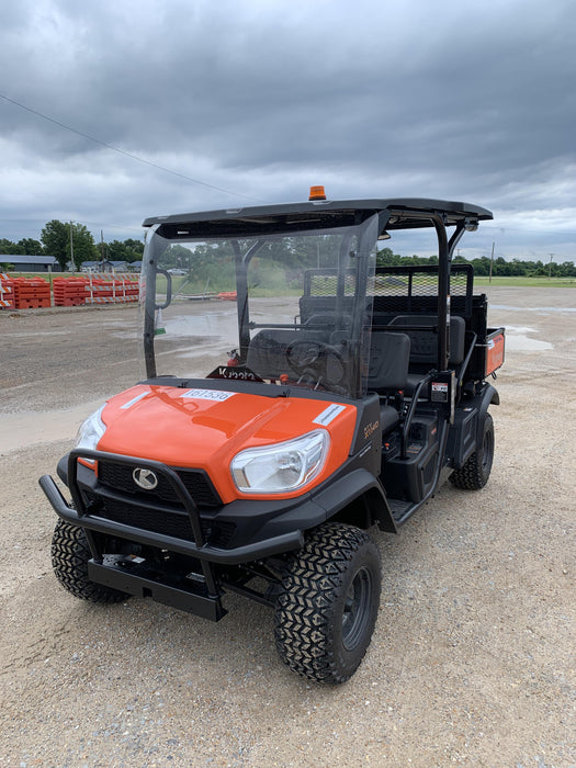2021 Kubota RTV-X1140W-H Plastic Canopy, Windshield Acrylic Clear, LED Strobe Light, Wire Harness Kit, Back up Alarm