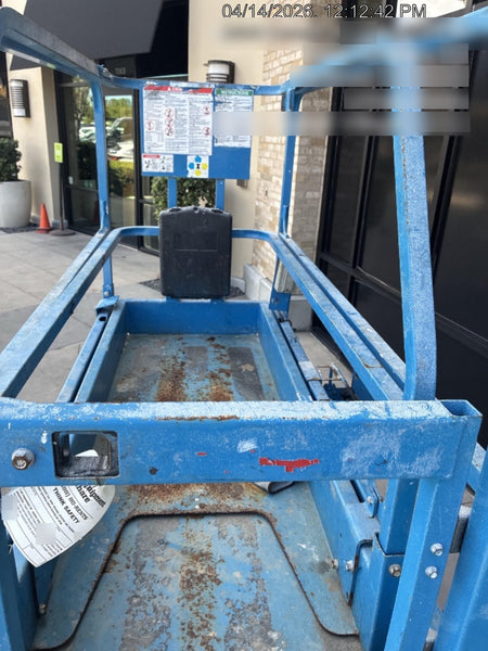 2020 Genie GS-1930 Solid Non Marking Tires, Beacon, Folding rails with half height swing gate
