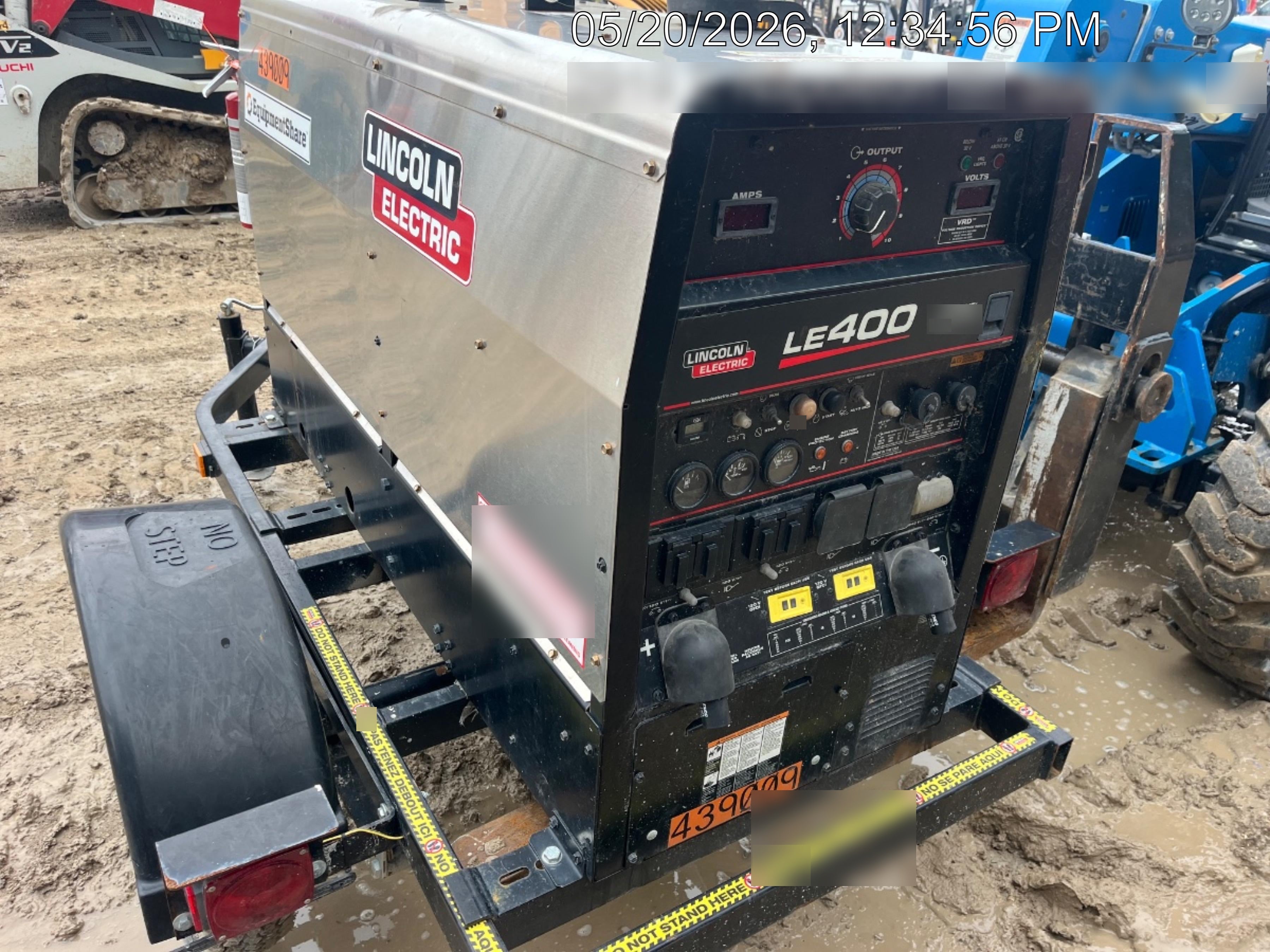 2024 Lincoln Electric LE400 Kubota V1505, Trlr, Cable Rack, Light Kit, ES Decals, T3