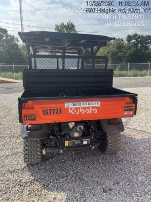 2021 Kubota RTV-X1140W-H Plastic Canopy, Windshield Acrylic Clear, LED Strobe Light, Wire Harness Kit, Back up Alarm