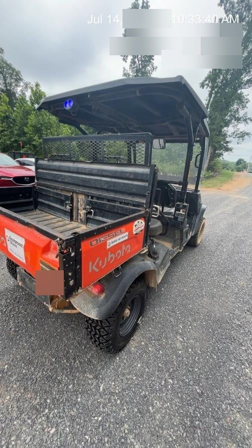 2021 Kubota RTV-X1140W-H Plastic Canopy, Windshield Acrylic Clear, LED Strobe Light, Wire Harness Kit, Back up Alarm