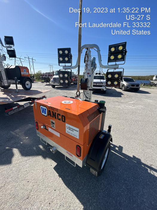 2023 Wanco WLTT-4MM4K Diesel, Deep Sea Controller, Shore Power Plug, Auto Start, (4) 350W LED Floodlights, 4kW Generator, 60 Gal Fuel Tank, 2" Ball, T3
