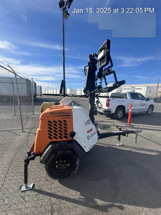 2023 Generac MLT2 Diesel, Flex Switch 120V Input, Powerzone Controller, 
(4) 320W LED Lights, 4kW Generator, 39.9 Gal Fuel Tank, 2" Ball, T3