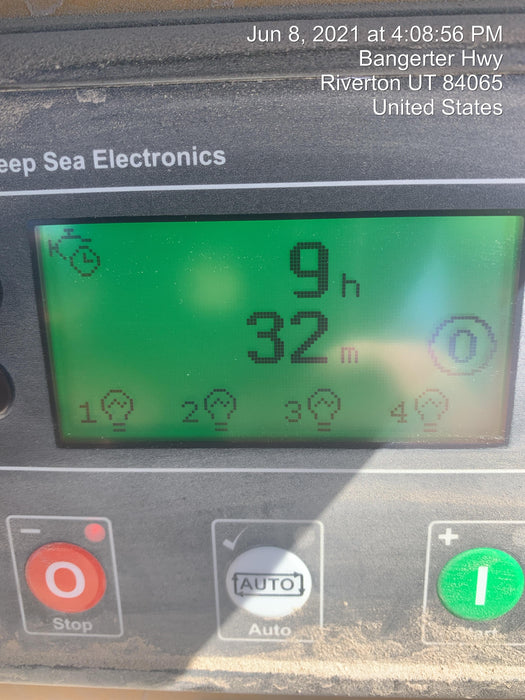 2021 Allmand NLV3GR (4) LED Light Fixture 350W, 23' Vertical Mast, 3kW Prime, Towable, Deep Sea L401, Leveling Jacks, Yanmar T4F 5.8hp