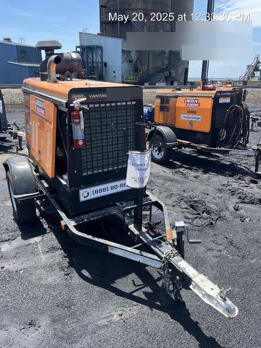 2021 Lincoln Electric Vantage 549X Ready Pak 3, ORANGE (includes trailer, cable rack, fender light kit)