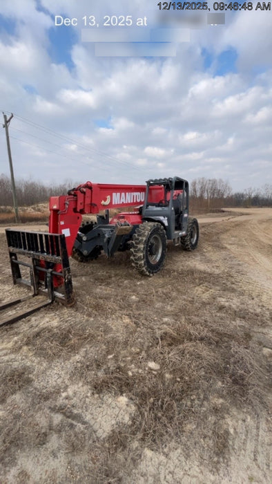 2018 Manitou MTA10055 MTA10055 - 74 HP T4, Canopy, Worklights/Strobe, Beacon, 66" Carriage, 60" Forks, Solid Tires, Lift Hook, Aux Hydraulics