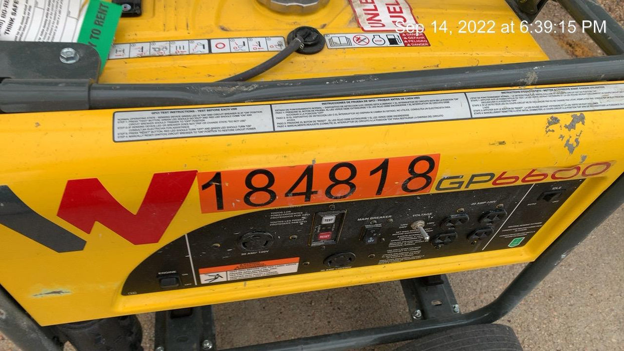 2021 WACKER NEUSON GP6600A