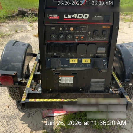 2024 Lincoln Electric LE400 Kubota V1505, Trlr, Cable Rack, Light Kit, ES Decals, T3