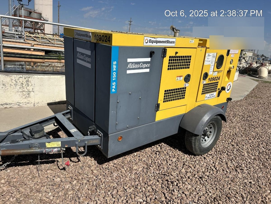 2020 ATLAS COPCO PAS 150 HF CS Enclosed