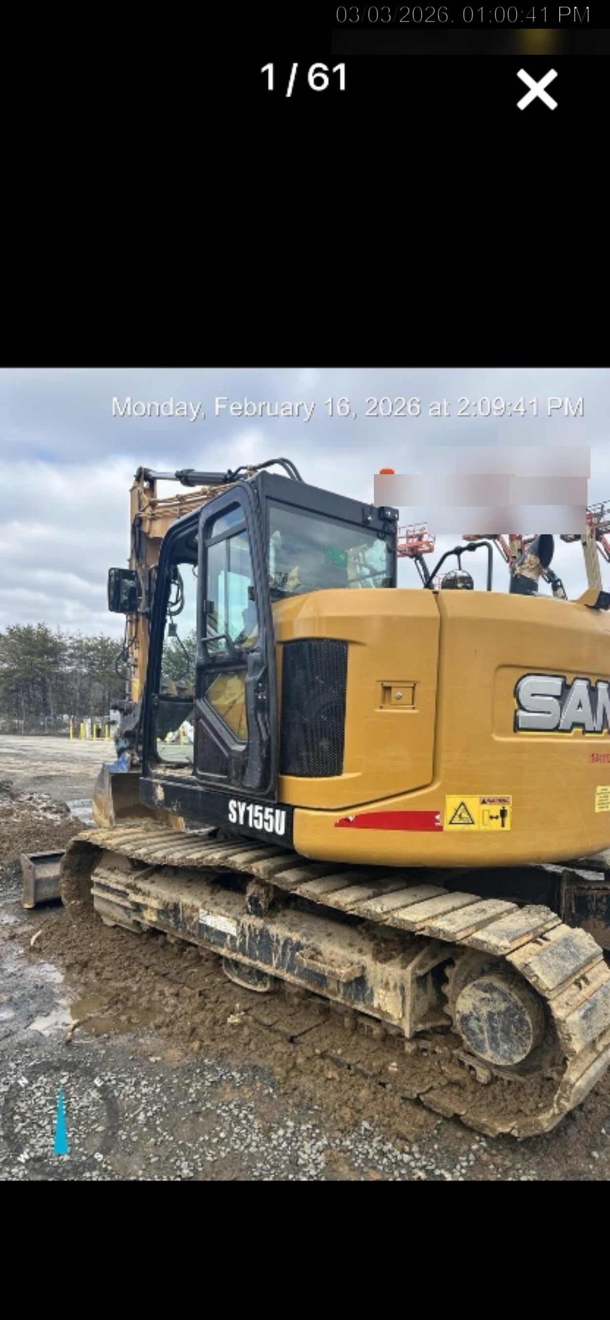 2021 SANY SY155U